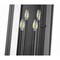 Z-Lite Nova 4 Light Outdoor Wall Light, Black/Clear, 8.25 In W x 24.5 In H 5018B-BK - alternate 2