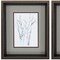 Homeroots 10" X 12" Brushed Silver Frame Aquarelle Birches, Set Of 2, 2PK 365107 - alternate 2