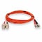 Add-On This Is A 1M Sc (Male) To St (Male) Orange Duplex Riser-Rated Fiber ADD-ST-SC-1M6MMF - alternate 2