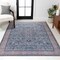 Jonathan Y Kemer All-Over Persian Non-Slip Machine-Washable Blue/Red/Brown 3 ft. x 5 ft. Area Rug WSH104B-3 - alternate 3