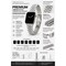 Elegani Silver Classic Multi-Link Stainless Steel Replacement Band Compatible with Apple Watch 38mm BJBF-SLV-38mm - alternate 2