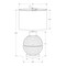 Monarch Specialties Lighting, 26"h, Table Lamp, Black / Gold Resin, Beige Shade, Contemporary, Modern I 9926 - alternate 2