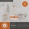 Vaxcel Abbotsford 2-Light Drum Pendant Light, Bright Gold, White Linen & Rattan Shade, 16-In. P0475 - alternate 5