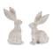 Homeroots Set of Four Beige Resin Bunny Rabbit Figurines, 4PK 634140 - alternate 2