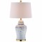 Jonathan Y Wallace 26" Ceramic LED Table Lamp, Blue/White JYL3010A - alternate 1