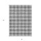 Homeroots 3' X 5' Gray And Charcoal Plaid Washable Indoor Outdoor Area Rug 595481 - alternate 4