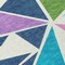 Homeroots 3' X 5' Dark Blue Green And Pink Geometric Washable Indoor Outdoor Area Rug 600408 - alternate 3