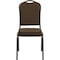 Flash Furniture Hercules Banquet Chair, Brown Back, 17-1/4 in W 20-1/4" L 38" H, Fabric Seat FD-C01-COPPER-008-T-02-GG - alternate 1