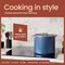 Bakkenmaster 12.5-Qt Ceramic Coated Stock Pot with Lid, Nonstick, Oven Safe, PTFE and PFAS Free, Blue BKCRSTKPTBL12U - alternate 2