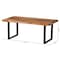 Bali & Pari Apio Wood Epoxy Coffee Table 264-14471-ZORO - alternate 2