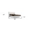 Homeroots Four Piece White Solid and Manufactured Wood Bedroom Set With Mirror 366263 - alternate 4