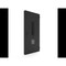 Vdomdoors Front Exterior Prehung Steel Door Ronex1477 Black Enamel Transom Window Sidelite Stainless Inserts RONEX1477EXD-BLK-W36xH80+16-RH-I - alternate 3