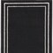 Homeroots 6' Black And Ivory Indoor Outdoor Runner Rug 545486 - alternate 3