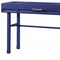 Homeroots 47" Blue Iron And Wood Vanity Table 491381 - alternate 3
