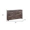 Homeroots 60" Dark Brown Solid and Manufactured Wood Six Drawer Double Dresser 485998 - alternate 3