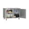Koolmore 48 in. Two Door Commercial Undercounter Refrigerator in Stainless-Steel 11 cu. ft. KM-UCR-2DSS KM-UCR-2DSS - alternate 4