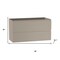 Homeroots 36" Light Brown Wood Freestanding Bathroom Vanity With White Sink And Two Drawers 627486 - alternate 3
