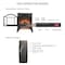Edendirect 18 in. Freestanding Infrared Electric Fireplace with remote control in Black ZR-W1769112699 - alternate 3