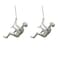 Homeroots Set of Two Silver Resin Climbing Man Hanging Dimensional Sculpture, 2PK 544458 - alternate 2