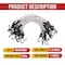 Mytee Products 24 in Heavy Duty Adjustable Bungee Cords with hook for Outdoor & Indoor, 25PK BUNGEE-ADJ51624 - alternate 4