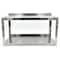 Amgood 36 in. 2-Tier Stainless Steel Wall Shelf - 12 in. x 36 in. x 16 in. AMG WMSS-1236-2T-Z - alternate 3