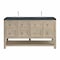 James Martin Vanities Breckenridge 60 in. Double Vanity, Whitewashed Oak, w/ 3 CM Charcoal Soapstone Quartz Top 330-V60D-WWO-3CSP - alternate 1