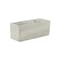 Homeroots 9in Light Gray Cement Indoor Outdoor Rectangular Pot Planter 487429 - alternate 2