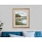 Homeroots Riverside View Watercolor Waterscape Distressed Frame Wall Art 558344 - alternate 2