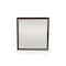Homeroots 41" Gray Square Framed Mounted Accent Mirror 282605 - alternate 2