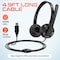 Delton Work Anywhere 12Y USB Headset, 1080p Webcam, Big-Key USB Keyboard & Mouse Bundle, Black 10Y - alternate 3