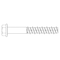 Red Head Large Diameter Tapcon Concrete Screw, 1/2" Dia., Hex, 5" L, Steel Zinc Plated, 25 PK LDT-1250 - alternate 1