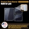 Azar Displays Gallery Wall Set: (2) 8x10 and (1) 16x20 Sign Holders with 1 in BLACK Caps and Standoffs 105720-BLK - alternate 3