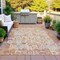 Homeroots 10' X 14' Pink And Ivory Patchwork Washable Indoor Outdoor Area Rug 631436 - alternate 5