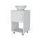 Homeroots 18" White And Silver Wood Freestanding Bathroom Vanity With White Sink 543632 - alternate 1