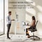 Simple Deluxe iPower Standing Desk Small Rolling Desk with Lockable Wheels, Mobile Stand Up Desk Adjustable Heigh 3A88HKDESKMHL07WHT - alternate 6