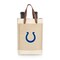 Picnic Time Family Of Brands NFL Indianapolis Colts - Pinot Jute 2 Bottle Insulated Wine Bag 539-02-187-144-2 - alternate 2