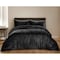 Homeroots Black Queen Polyester 180 Thread Count Washable Down Comforter Set 528953 - alternate 1
