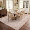 World Rug Gallery Terracotta Floral Washable Rug - Allover Pattern, Flat Pile 7 ft 7 in x 9 ft 6 in WR175MULTI8X10 - alternate 4