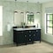 James Martin Vanities Lorelai 60'' D Vanity, Black Onyx w/ Jasmine Pearl Silestone Top w/FreePower Wireless Charger 424-V60D-BKO-FEJP - alternate 3