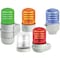 Federal Signal Warning Light, Red, LED, 12 to 24V AC/DC, 120 to 240V AC, 85, 120 FPM, 3 29/32 in Dia. SLM100R - alternate 1