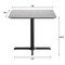 Flash Furniture 36" SQ Tabletop, Seamless Surface Technology, Gray Faux Concrete, 30x30 Black Table Height X-Base ST-SQ36-CMGY-T3030-GG - alternate 4