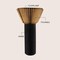 Jonathan Y Archer 37" Modern Minimalist Pleated Shade Floor Lamp, Black JYL9104A - alternate 6