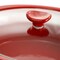 Crock Pot Crockpot Appleton 2 Quart Oval Stoneware Casserole Dish in Red with Glass Lid 135281.02 - alternate 3