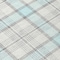 Homeroots 8' Sky Blue And Gray Round Plaid Washable Indoor Outdoor Area Rug 601364 - alternate 2