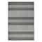 Homeroots 9' X 12' Blue and Gray Striped Stain Resistant Indoor Outdoor Area Rug 531649 - alternate 5