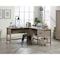 Sauder L-Shaped Desk, 29.016 in H, 58.661 in W X Laurel Oak 425014 - alternate 1