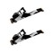 Mytee Products 2in x 12ft Retractable Ratchet Tie Down Strap for E-Track - 1100 lbs WLL, 2PK ETK-RS212Rx2 - alternate 1