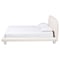 Baxton Studio Eladio Modern Luxe Ivory Boucle Fabric Queen Size Bed 250-13650-ZORO - alternate 5