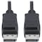 Eaton Tripp Lite Series DisplayPort 1.4 Cable with Latching Connectors, 8K M/M, Black, 3 ft. 0.9m P580-003-V4 - alternate 1