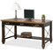 Hartford Writing Desk in Two Tone Distressed Black IMHF384 - alternate 1